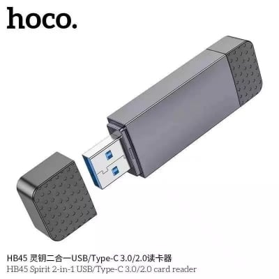 Picture of Hoco HB45 2 in 1 High Speed USB3.0 Card Reader