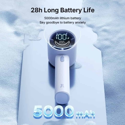 Picture of JISULIFE Portable Handheld Mini Fan Life10s, 5000mAh Battery Long Lasting Power, 5 Wind Speeds, Summer Essential
