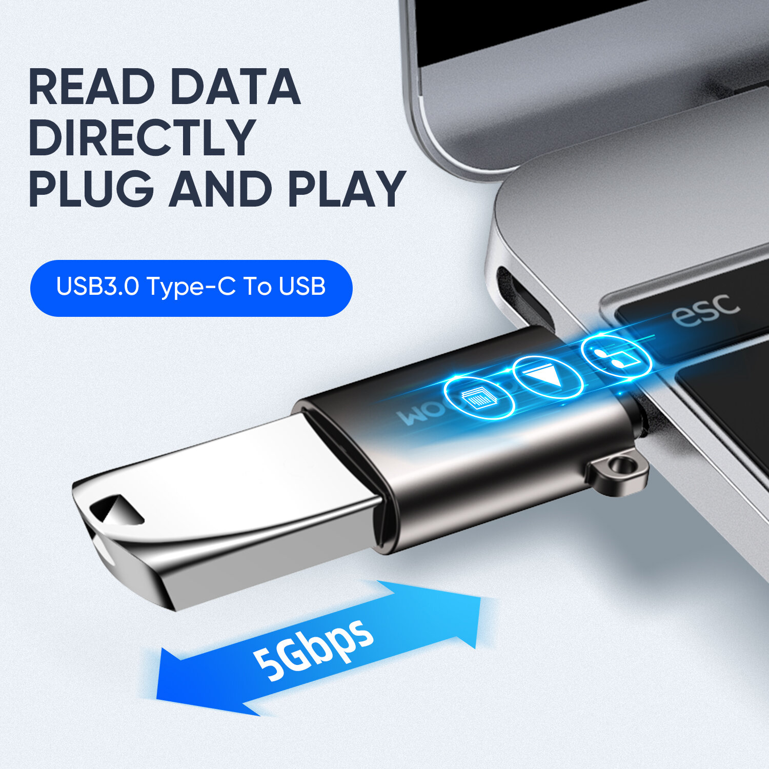 Picture of Joyroom S-H151 Type-C Male To USB Female OTG Converter