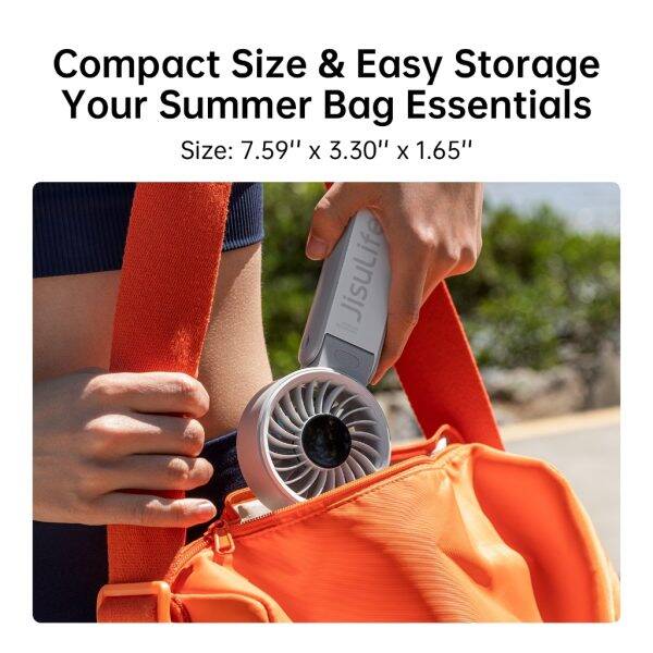 Picture of Jisulife Handheld Fan Life7 3in1 Portable Fan 3600mAh/5000mAh Battery