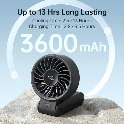 Picture of Jisulife Handheld Fan Life7 3in1 Portable Fan 3600mAh/5000mAh Battery