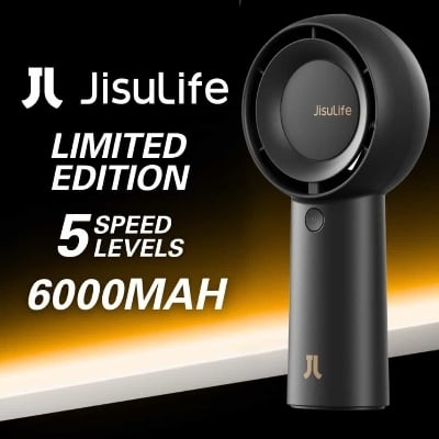 Picture of JISULIFE FA43 Portable Handheld Turbo Fan 6000mAh Student Carry Fan
