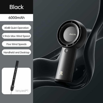 Picture of JISULIFE FA43 Portable Handheld Turbo Fan 6000mAh Student Carry Fan