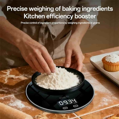 Picture of YESIDO MG43 Kitchen Digital Scale Precision Weighing LCD Display Digital Scale Support 1-5kg Capacity