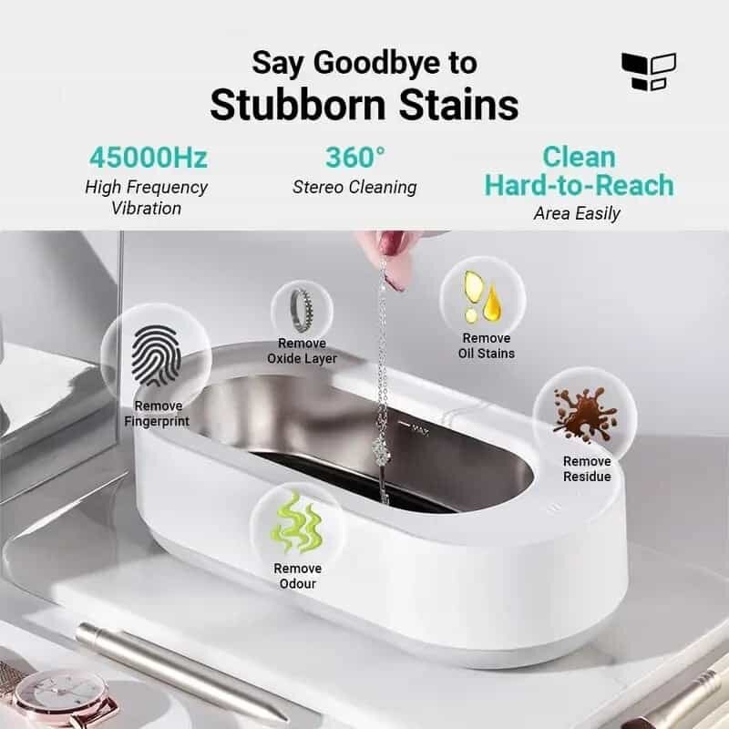 Picture of Xiaomi EraClean Ultrasonic Cleaning Machine, Cleaner Makeup Brush Washing Jewelry Glasses