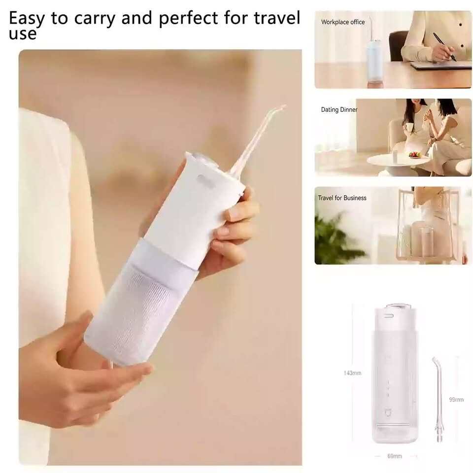 Picture of Xiaomi Mijia Oral Irrigator F400 Portable Cordless Water Dental Flosser Teeth Pick 4 Modes 200ml
