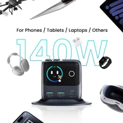 Picture of JOYROOM PODIX 140W 5-Port Desktop GaN Charger