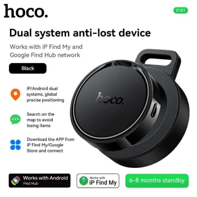 Picture of Hoco E101 Anti-lost Device Basic Works with Google Find My Device  (Android & iOS Support)