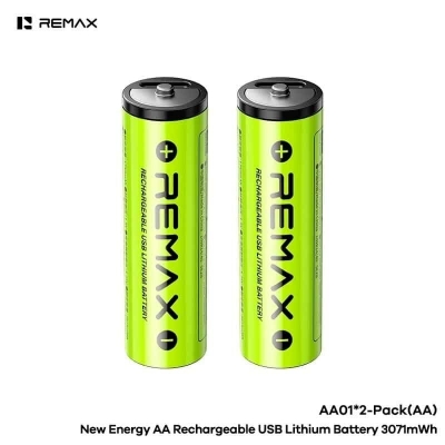 Picture of REMAX AA02 New Energy AA Rechargeable USB Lithium Battery 3071mWh (2pcs/4Pcs)