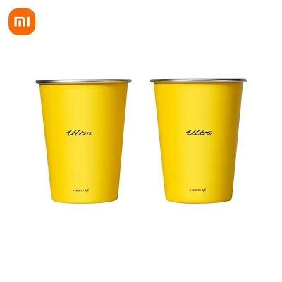 Picture of Xiaomi Life Ultra Yellow 304 Stainless Steel Drinking Cup 350ML – 2 Pcs Set