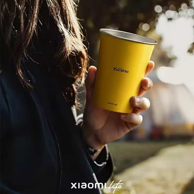 Picture of Xiaomi Life Ultra Yellow 304 Stainless Steel Drinking Cup 350ML – 2 Pcs Set