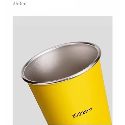 Picture of Xiaomi Life Ultra Yellow 304 Stainless Steel Drinking Cup 350ML – 2 Pcs Set