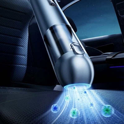 Picture of REMAX XC-5 Multi-Function Brushless Car Vacuum Cleaner Aluminum Alloy 3-Speed Mode Dust Buster – Dark Blue