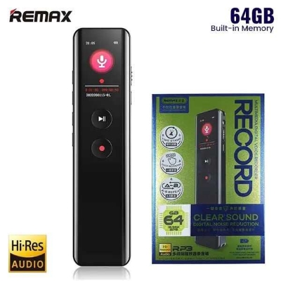 Picture of Remax RP3 Multimedia Ditigal Voice Recorder 64GB Clear Sound Noise Reduction