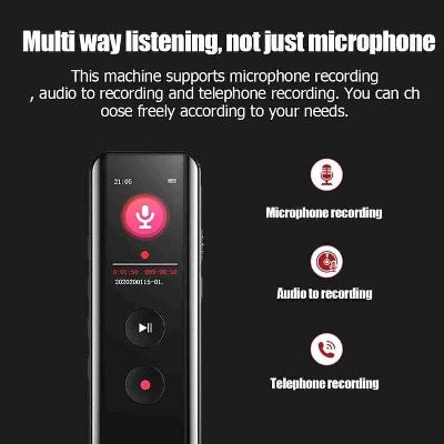 Picture of Remax RP3 Multimedia Ditigal Voice Recorder 64GB Clear Sound Noise Reduction