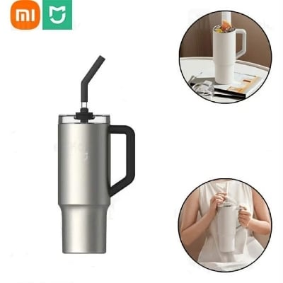 Picture of Xiaomi Mijia 1L Vacuum Straw Cup Thermal Insulation for Hot and Cold Drinks (MJXGB01RM)