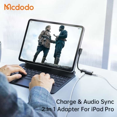 Picture of Mcdodo CA-188 60W USB-C to USB-C With DC 3.5MM Audio Adapter (Calling Supported)