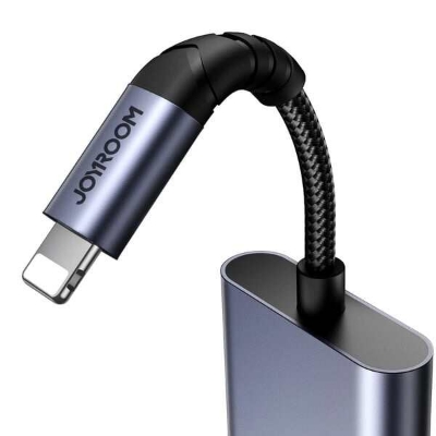 Picture of Joyroom SY-L02 Headphone 2in1 Lightning DAC Adapter With Calling Supported