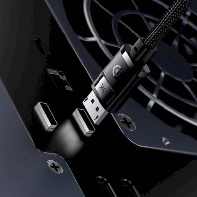 Picture of Baseus High Definition Series DisplayPort to DisplayPort 8K Adapter Cable 2m Cluster Black