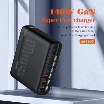 Picture of Ldnio A6140C 140W GaN Super Fast Desktop Charger