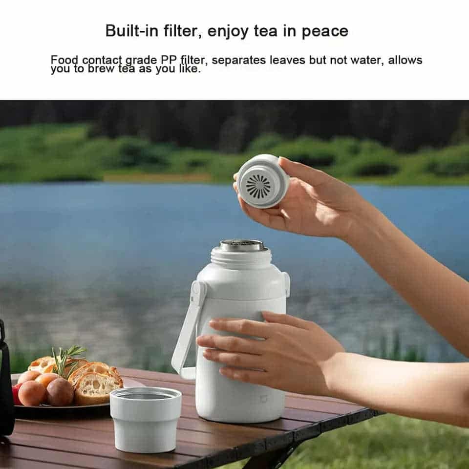 Picture of Xiaomi Mijia Big Belly Thermos Flask 1L Thermal Vacuum Stainless Steel (316L) MJDDB01PL