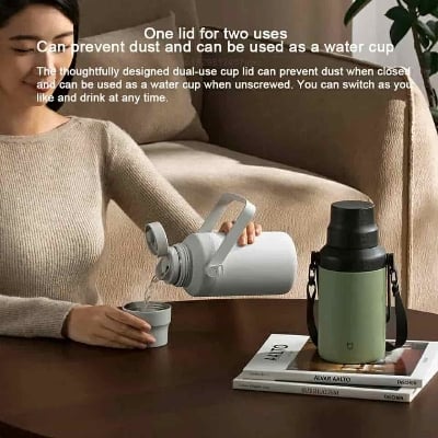 Picture of Xiaomi Mijia Big Belly Thermos Flask 1L Thermal Vacuum Stainless Steel (316L) MJDDB01PL