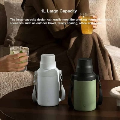 Picture of Xiaomi Mijia Big Belly Thermos Flask 1L Thermal Vacuum Stainless Steel (316L) MJDDB01PL
