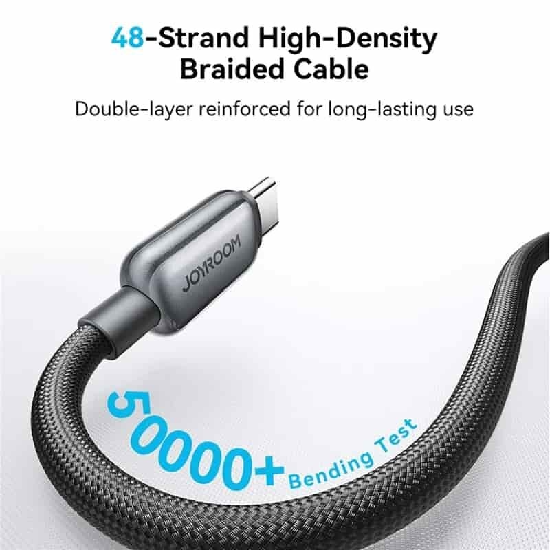 Picture of Joyroom S-A55 Auto Power Off Fast Charging 100W Type-C to Type-C Data Cable - 1.2m