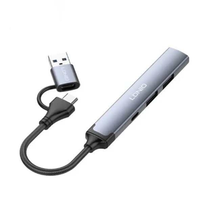 Picture of Ldnio DS-64C 4-in-1 USB/Type-C Hub Adapter