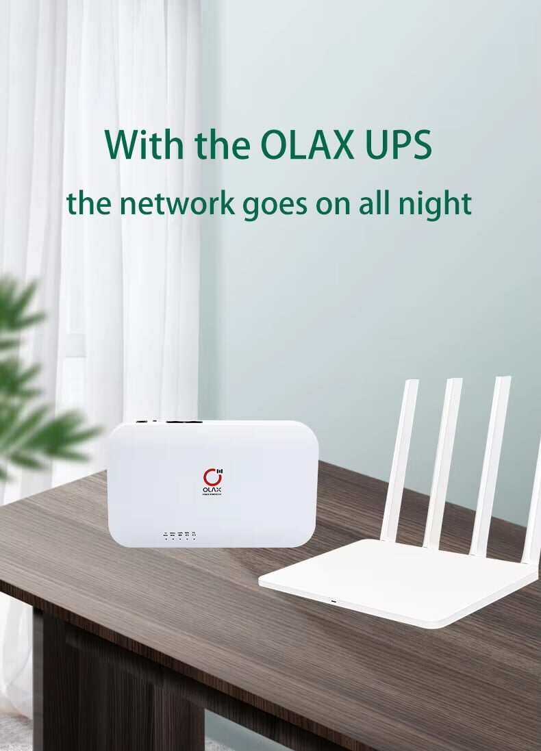 Picture of Olax D8 Pro Smart Mini DC UPS 24W 20000mAh - White