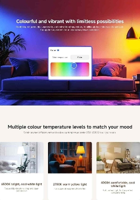 Picture of Xiaomi Smart LED Bulb (White And Color) With App Control