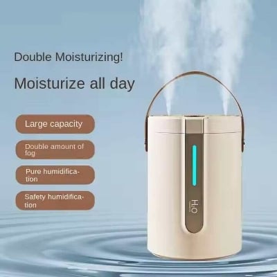 Picture of Fashion Ultrasonic Cold Mist H30 Humidifier Double Spray Port Design Large Capacity Silent USB Portable Diffuser