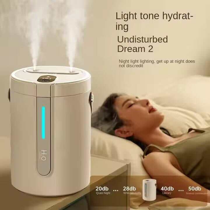 Picture of Fashion Ultrasonic Cold Mist H30 Humidifier Double Spray Port Design Large Capacity Silent USB Portable Diffuser