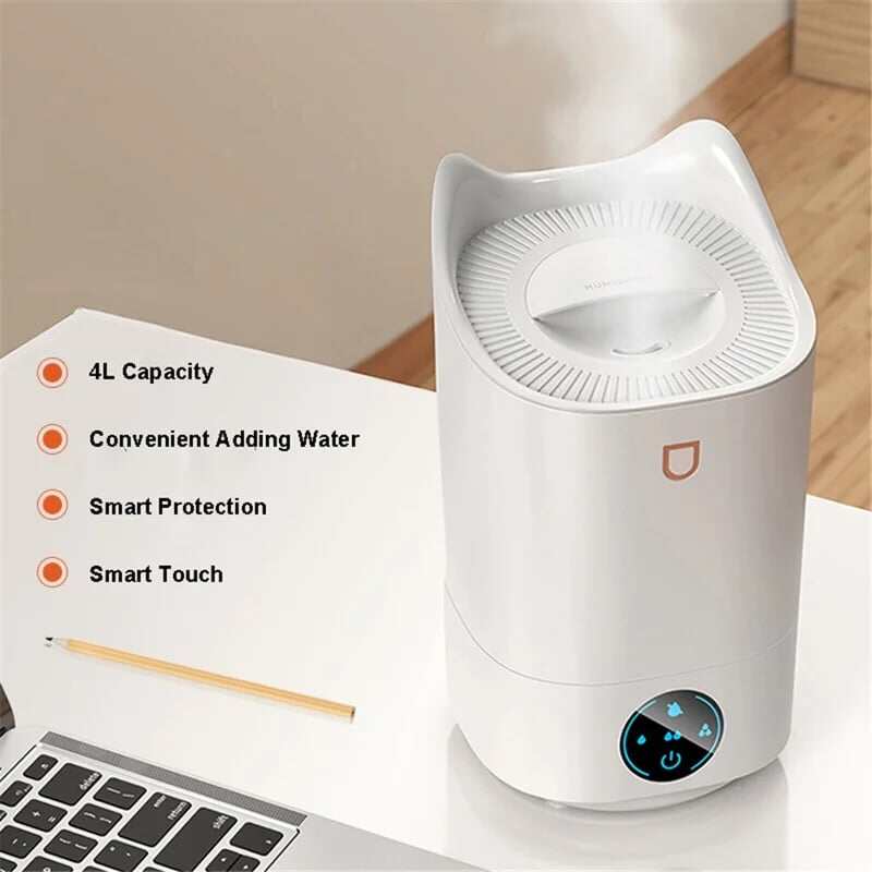 Picture of K6 USB Rechargeable 4L Air Humidifier Desktop Aromatherapy Diffuser Touch Control Mist Humidifier - White