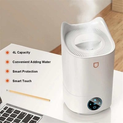 Picture of K6 USB Rechargeable 4L Air Humidifier Desktop Aromatherapy Diffuser Touch Control Mist Humidifier - White