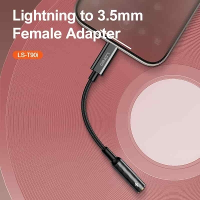 Picture of Ldnio LS-T90i Lightning To 3.5mm Female Adapter Hi-Fi Audio Calls Supported