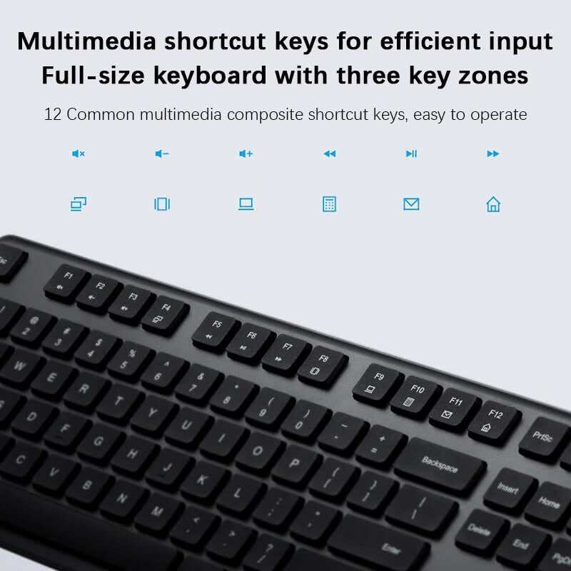 Picture of Xiaomi Mijia Wireless Keyboard Mouse Set 3 (WXJS03YM)