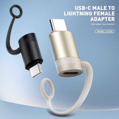 Picture of Ldnio LC260 PD65W USB-C Male To Lightning Female PD Fast Charging Adapter