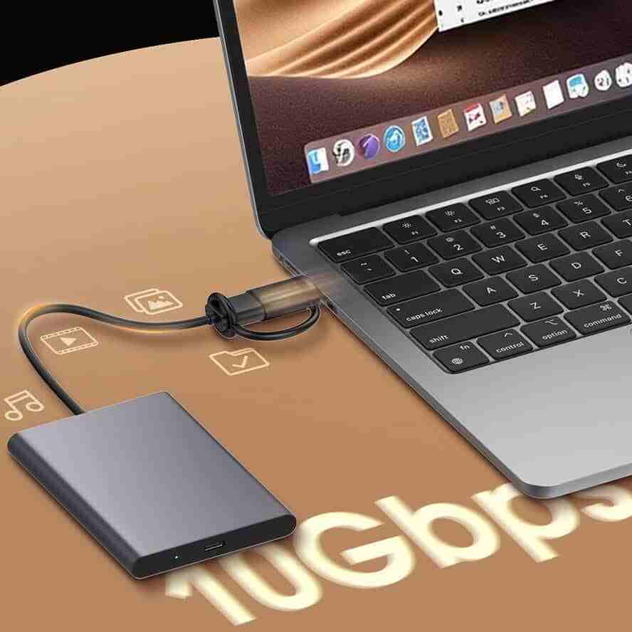 Picture of LDNIO LC280 OTG USB-C To USB-A Female 3.1 GEN 2 Fast Transmission Adapter