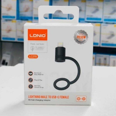Picture of Ldnio LC270 PD30w Lightning Male To USB-C Female PD Fast Charging Adapter