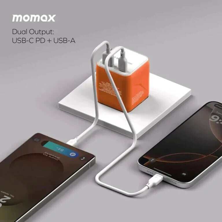 Picture of Momax UA29 1-World² 20W Universal 2-Port USB Travel Adapter