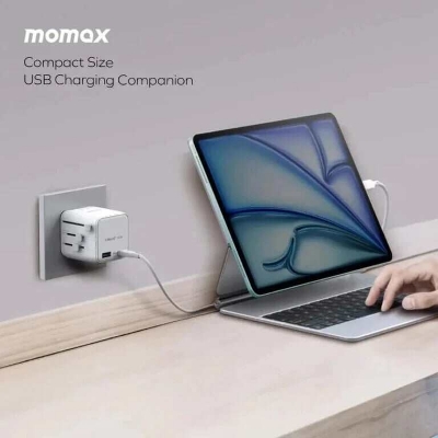 Picture of Momax UA29 1-World² 20W Universal 2-Port USB Travel Adapter