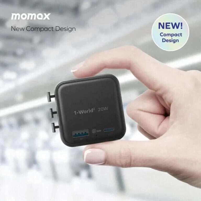 Picture of Momax UA29 1-World² 20W Universal 2-Port USB Travel Adapter