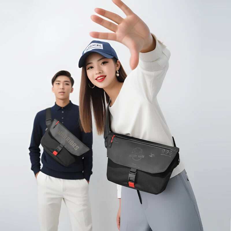 Picture of WiWU Space Exploration Message Bag X Crossbody Bag - Black
