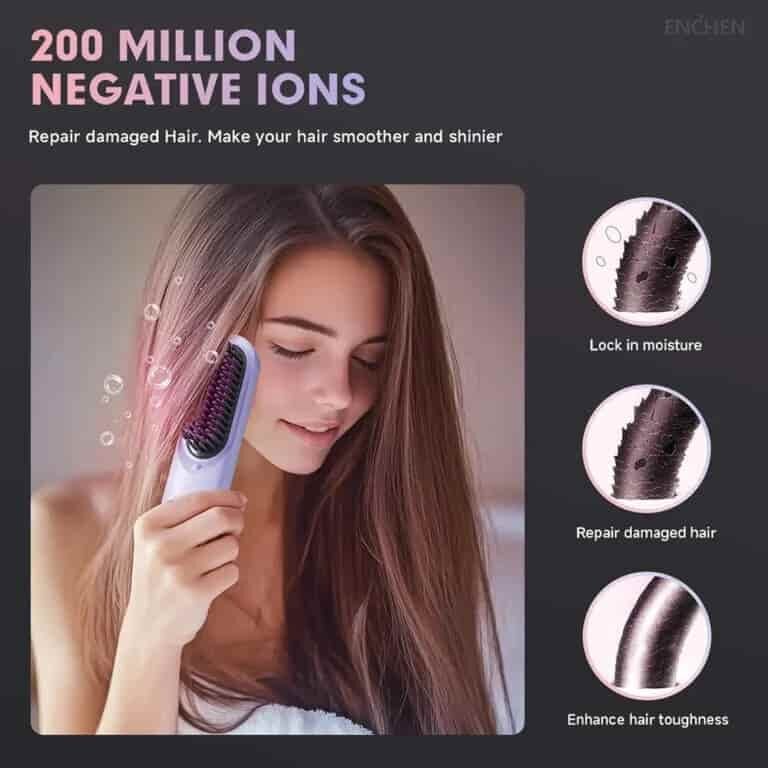 Picture of Xiaomi Enchen H100 Cordless Portable Hair Straightener Brush