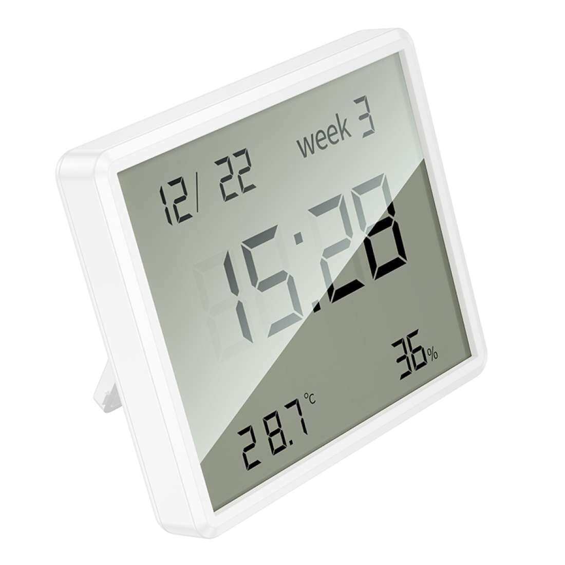 Picture of Hoco HX41 Hygrometer Clock Temperature and Humidity Monitor
