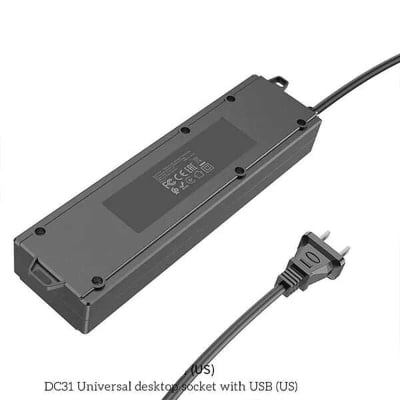 Picture of Hoco DC31 2USB 3AC 2500W Desktop Socket