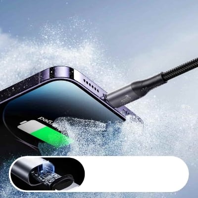 Picture of Joyroom S-A28 Type C to Ligh_ting 30W Fast Charging Data Cable - 1M