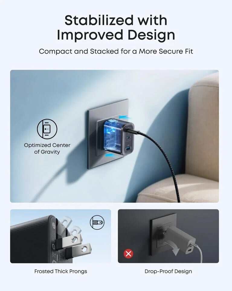 Picture of Anker 70W 3 Ports Nano Charger