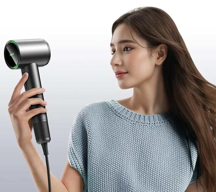 Picture of Remax RS-HD06 High Speed Negative Ion Hair Dryer 1600W - Grey